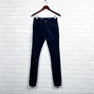 Adriano Goldshmied The Farrah Skinny Navy Corduroy Pants